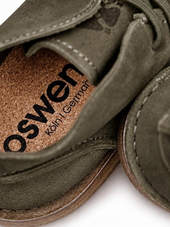 Oswen Veterlaarzen 'Ewaldi Suede Boot' olijfgroen - Foto 6