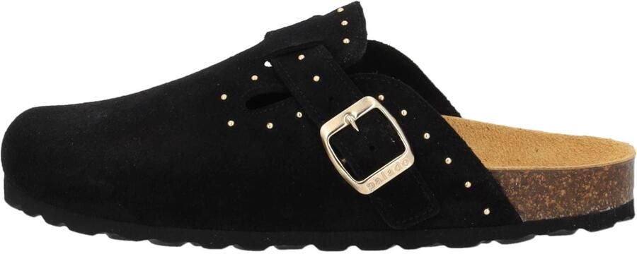 Palado Clogs 'Kiel Glint' zwart