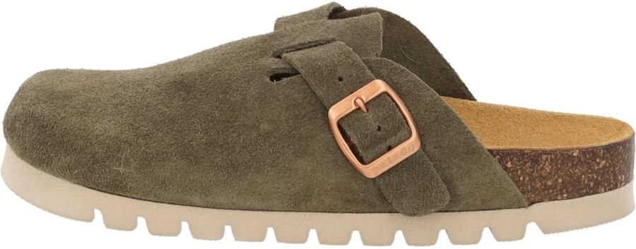 Palado Clogs 'Kiel' olijfgroen