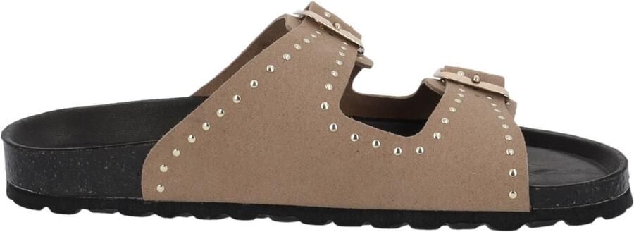 Palado Muiltjes ' Elaha Rivet Velours Premium Leather' beige - Foto 5
