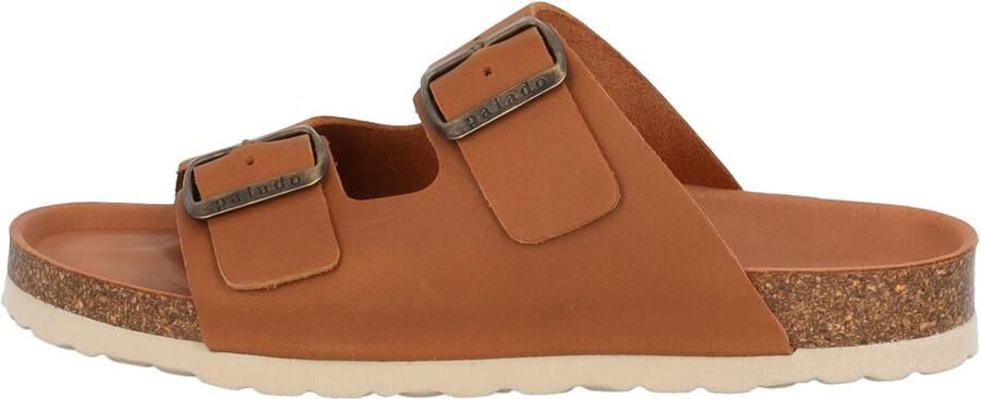 Palado Muiltjes ' Korfu Oiled Premium Leather' bruin - Foto 5