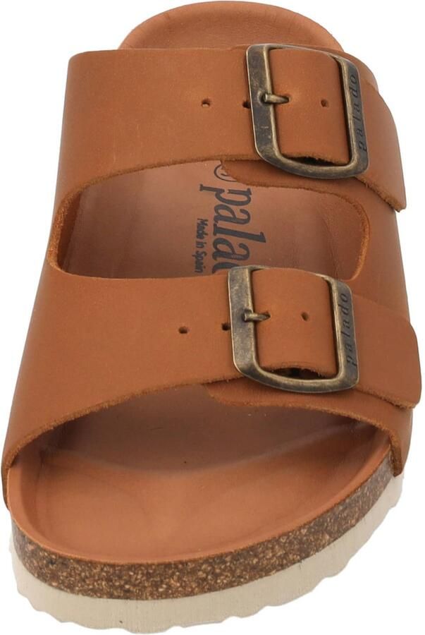 Palado Muiltjes ' Korfu Oiled Premium Leather' bruin - Foto 2