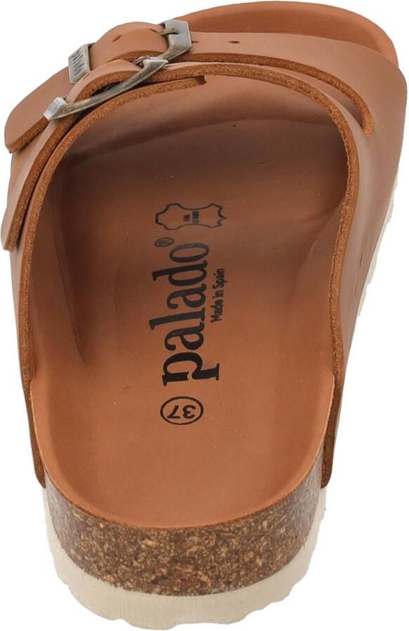 Palado Muiltjes ' Korfu Oiled Premium Leather' bruin - Foto 3