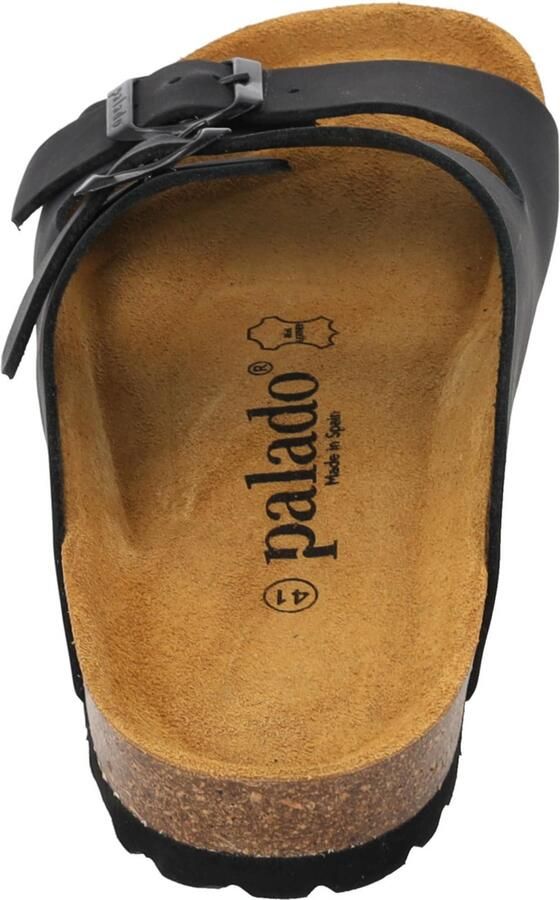 Palado Muiltjes ' Korfu Oiled Premium Leather Herren' zwart - Foto 3