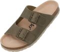 Palado Muiltjes ' Korfu Oiled Premium Leather' kaki - Kaki