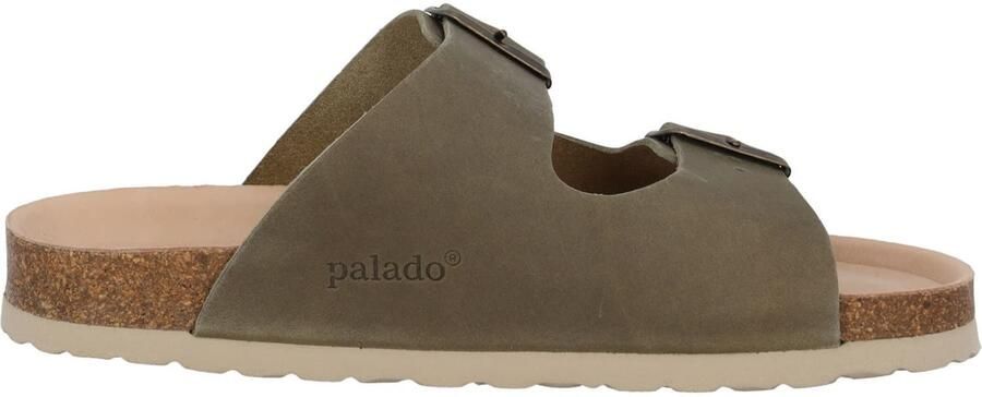 Palado Muiltjes ' Korfu Oiled Premium Leather' kaki - Foto 4