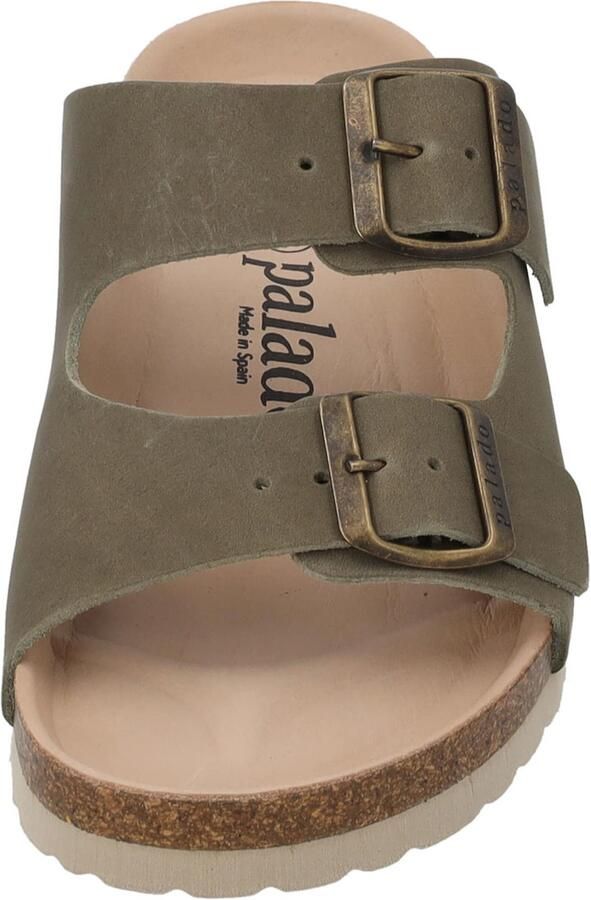 Palado Muiltjes ' Korfu Oiled Premium Leather' kaki - Foto 2
