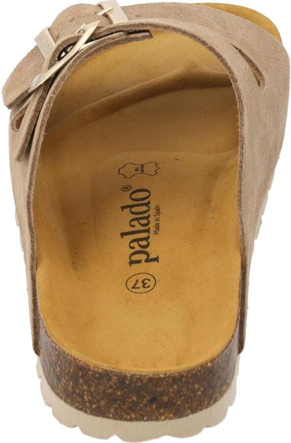 Palado Muiltjes ' Korfu Suede Premium Leather' beige - Foto 2