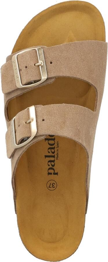 Palado Muiltjes ' Korfu Suede Premium Leather' beige - Foto 5
