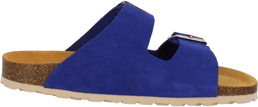 Palado Muiltjes ' Korfu Suede Premium Leather' blauw - Foto 5