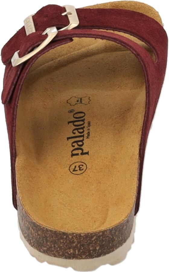 Palado Muiltjes ' Korfu Suede Premium Leather' bordeaux - Foto 3