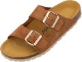 Palado Muiltjes ' Korfu Suede Premium Leather' bruin - Bruin