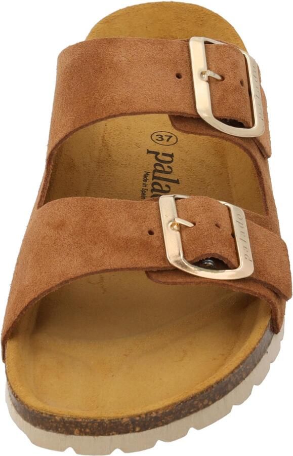 Palado Muiltjes ' Korfu Suede Premium Leather' bruin - Foto 2