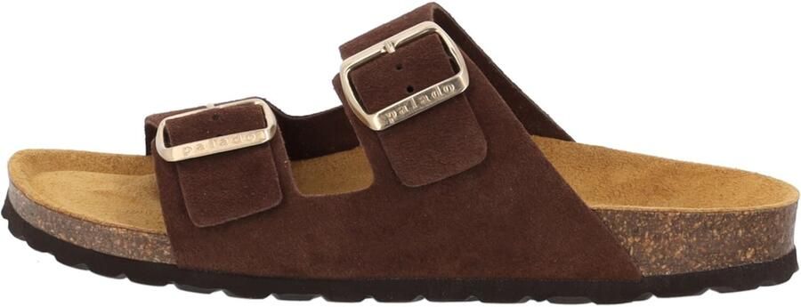 Palado Muiltjes ' Korfu Suede Premium Leather' chocoladebruin - Foto 5