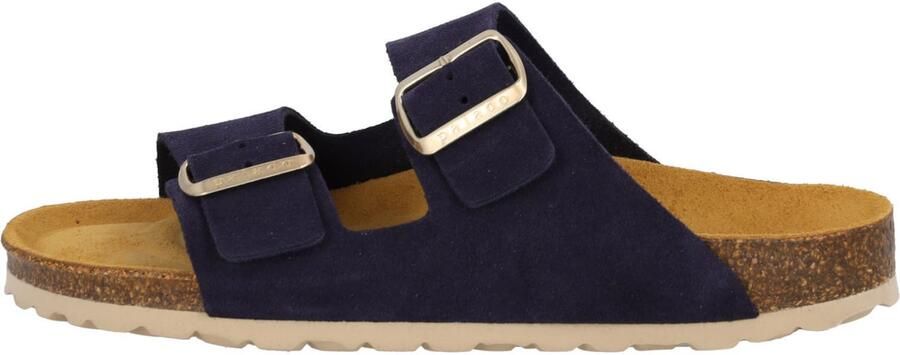 Palado Muiltjes ' Korfu Suede Premium Leather' donkerblauw - Foto 5