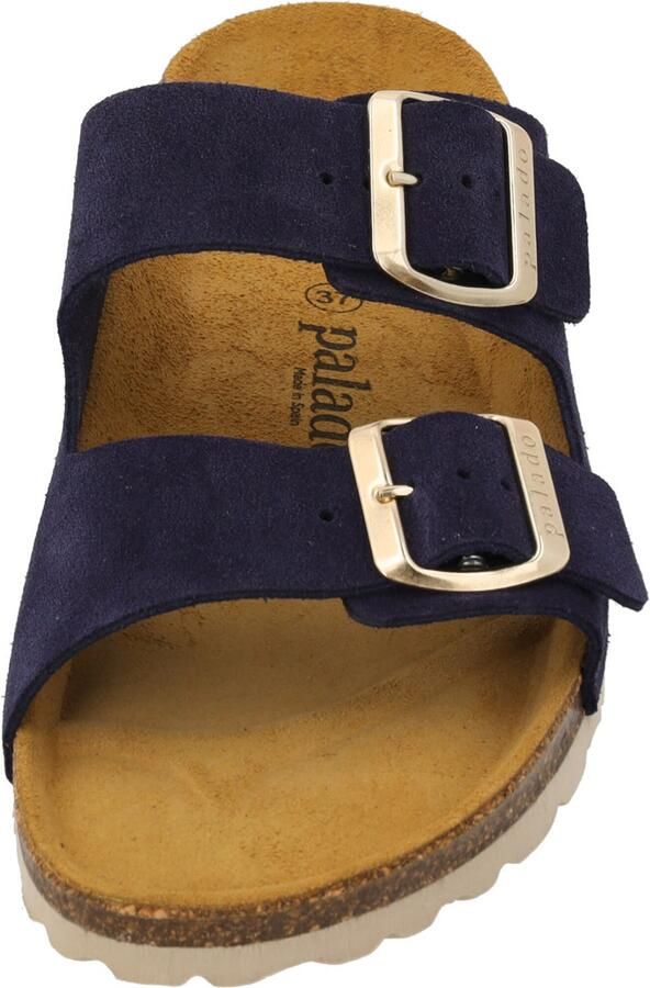 Palado Muiltjes ' Korfu Suede Premium Leather' donkerblauw - Foto 3