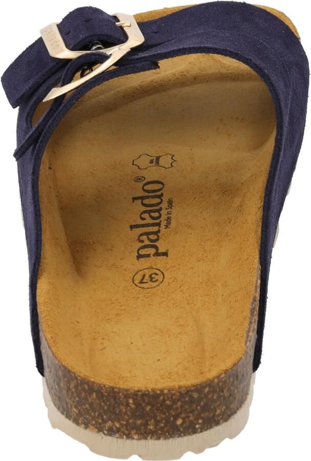Palado Muiltjes ' Korfu Suede Premium Leather' donkerblauw - Foto 2