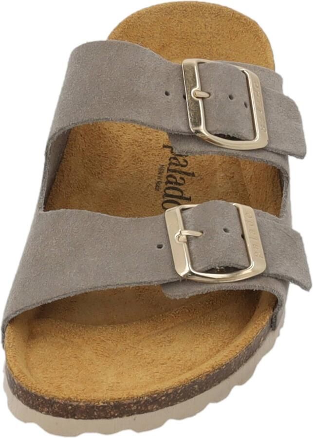 Palado Muiltjes ' Korfu Suede Premium Leather' grijs - Foto 2