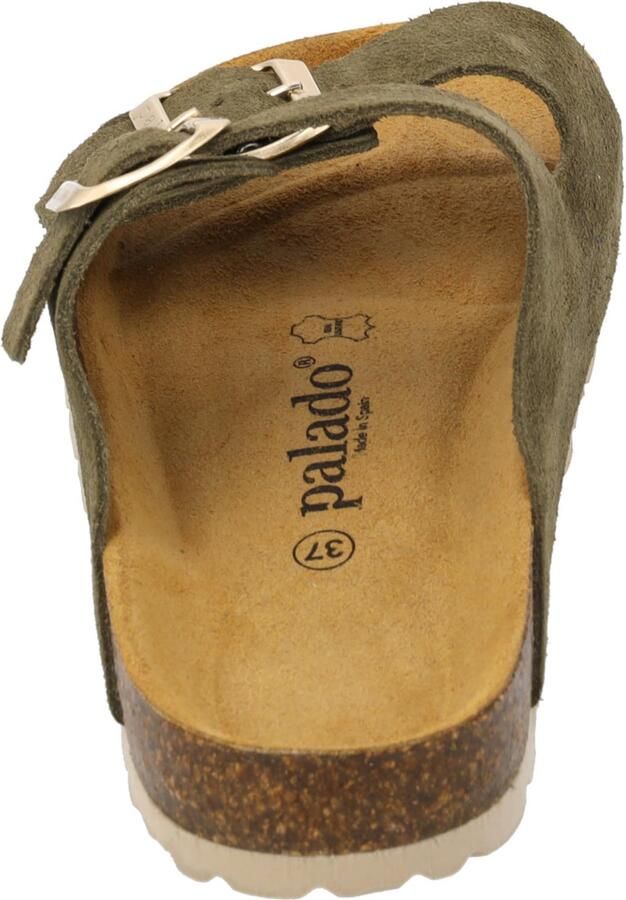 Palado Muiltjes ' Korfu Suede Premium Leather' kaki - Foto 2
