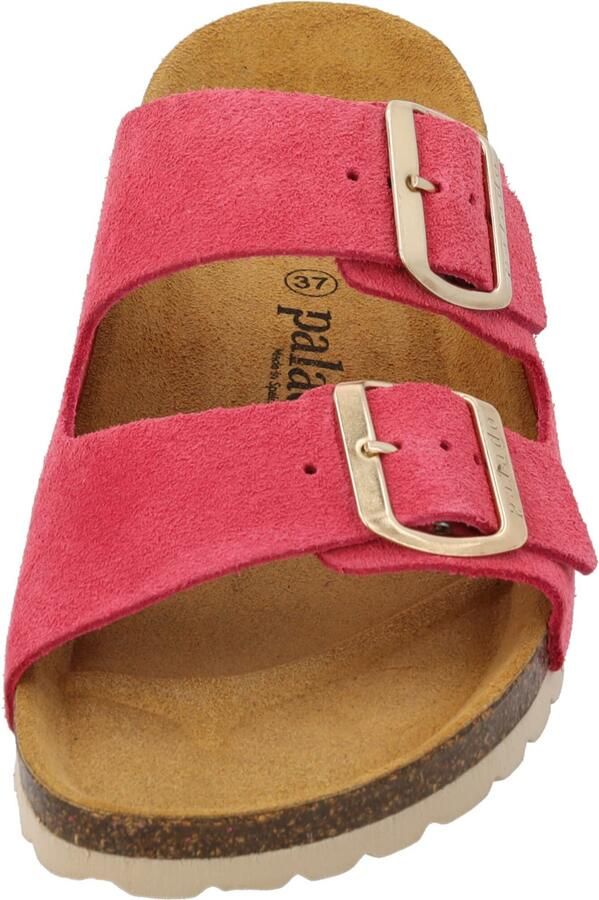 Palado Muiltjes ' Korfu Suede Premium Leather' pink - Foto 3