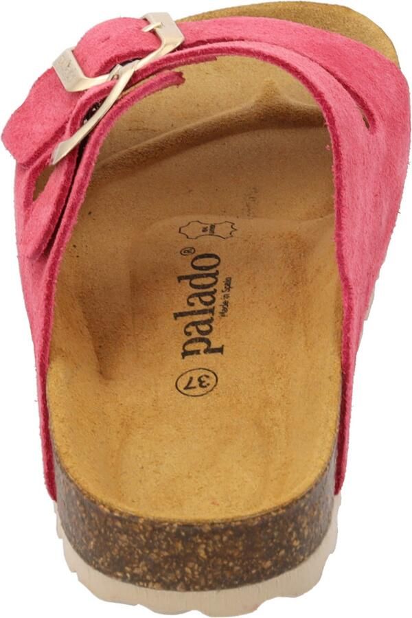 Palado Muiltjes ' Korfu Suede Premium Leather' pink - Foto 2