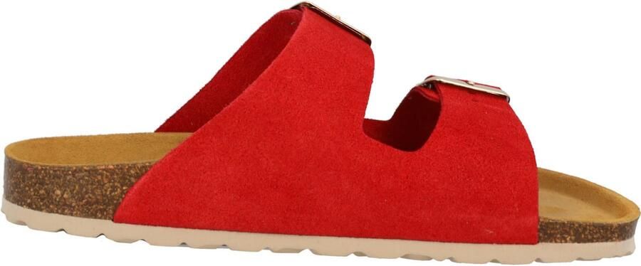 Palado Muiltjes ' Korfu Suede Premium Leather' rood