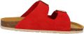 Palado Muiltjes ' Korfu Suede Premium Leather' rood - Rood