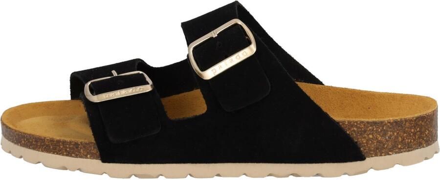 Palado Muiltjes ' Korfu Suede Premium Leather' zwart - Foto 5