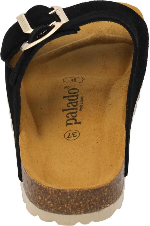 Palado Muiltjes ' Korfu Suede Premium Leather' zwart - Foto 2