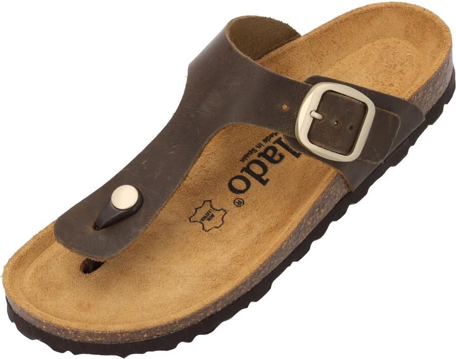 Palado Teenslipper ' Kos Denka' donkerbruin