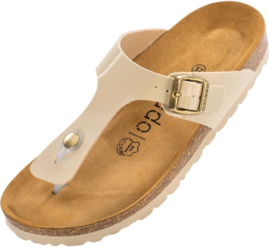 Palado Teenslipper 'Kos Lack' crème