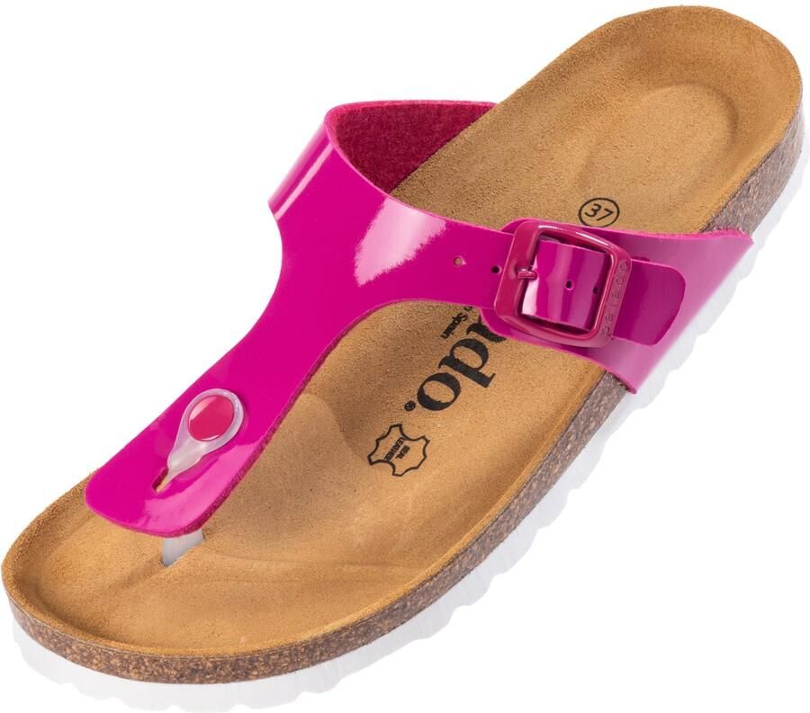 Palado Teenslipper 'Kos Lack' fuchsia