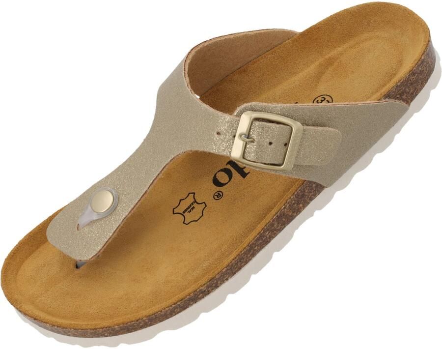 Palado Teenslipper ' Kos Magnolia' goud