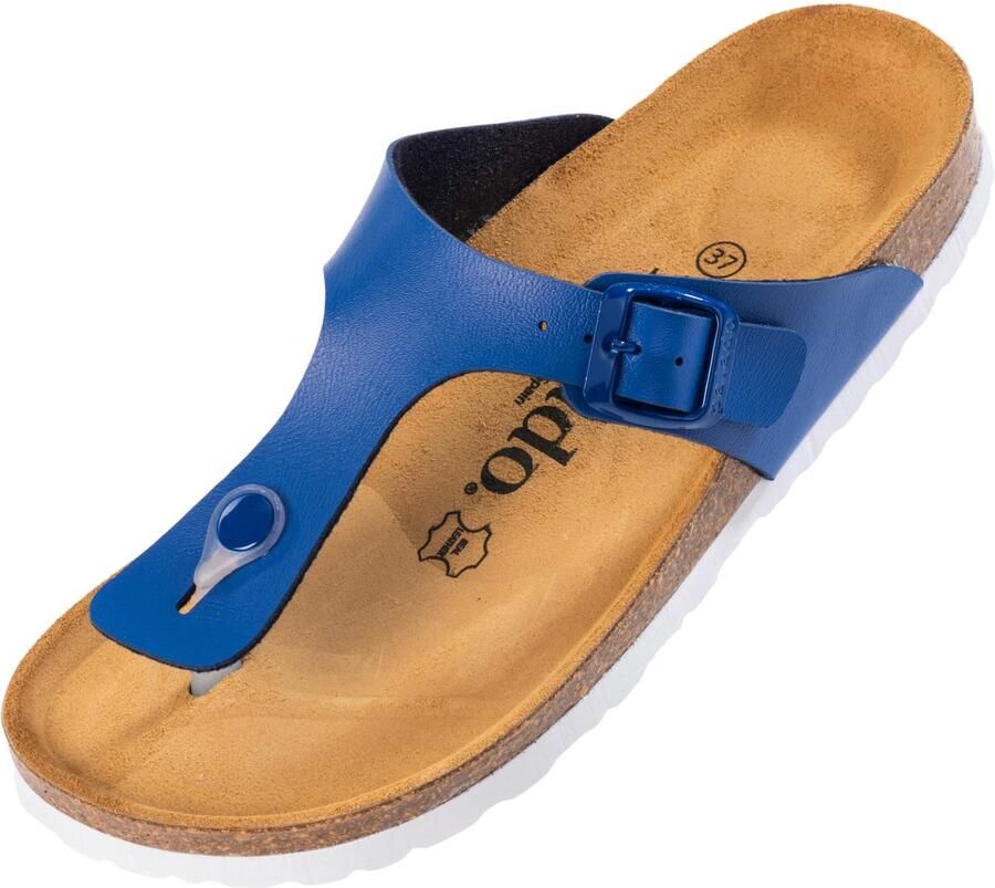 Palado Teenslipper ' Kos Matt' blauw