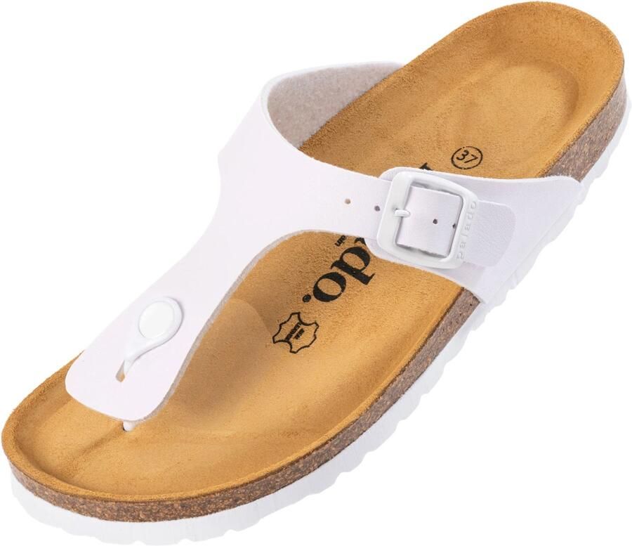 Palado Teenslipper ' Kos Matt' wit