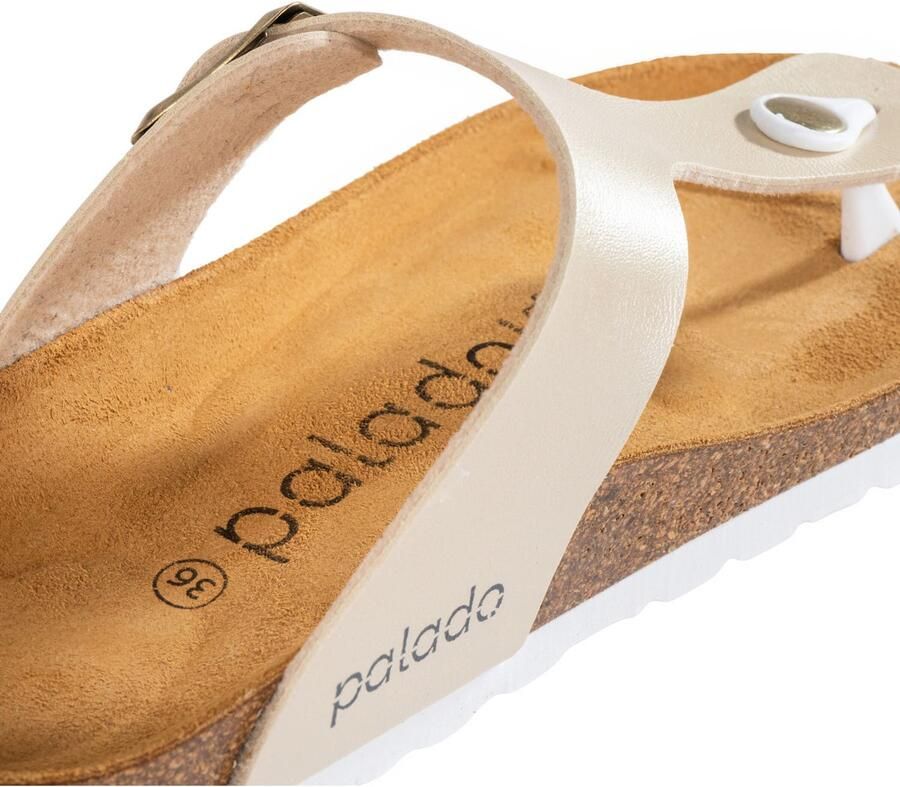 Palado Teenslipper 'Kos Metallic' crème - Foto 2