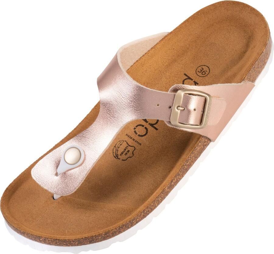 Palado Teenslipper 'Kos Metallic' rosé