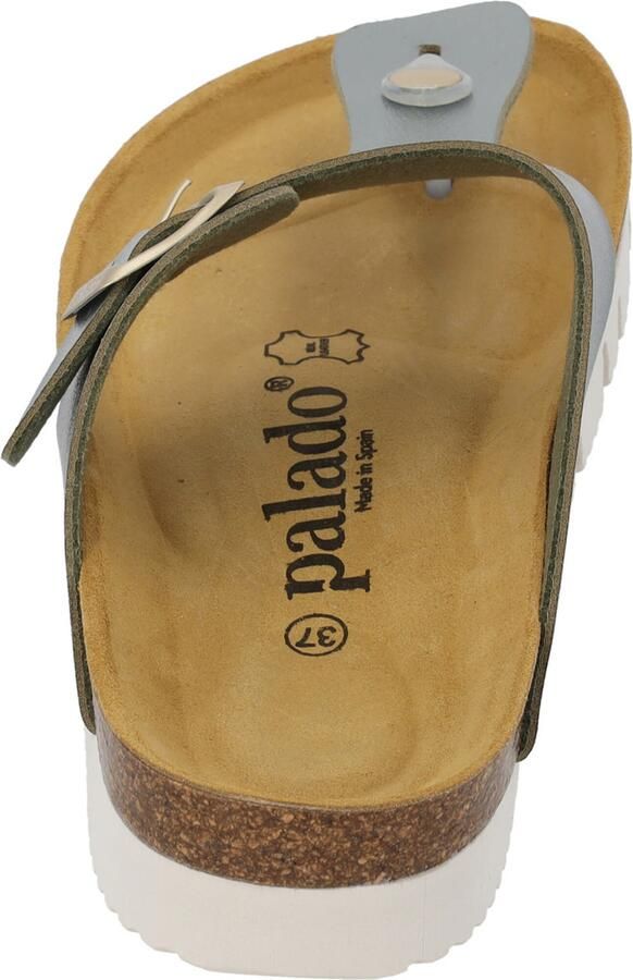 Palado Teenslipper ' Kos PL Metallic' olijfgroen - Foto 2