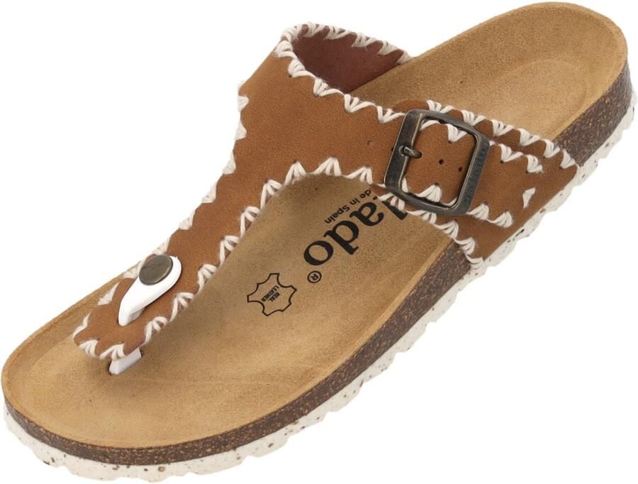 Palado Teenslipper ' Kos Stitch' bruin