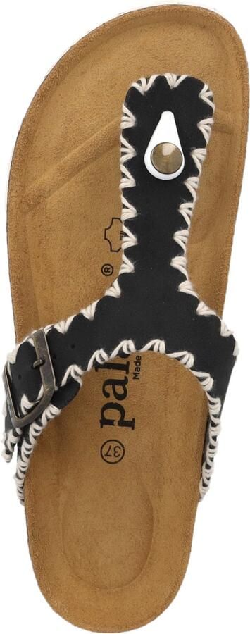 Palado Teenslipper ' Kos Stitch' zwart - Foto 4