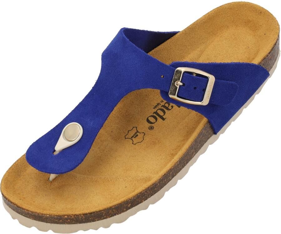 Palado Teenslipper ' Kos Suede Premium Leather' blauw