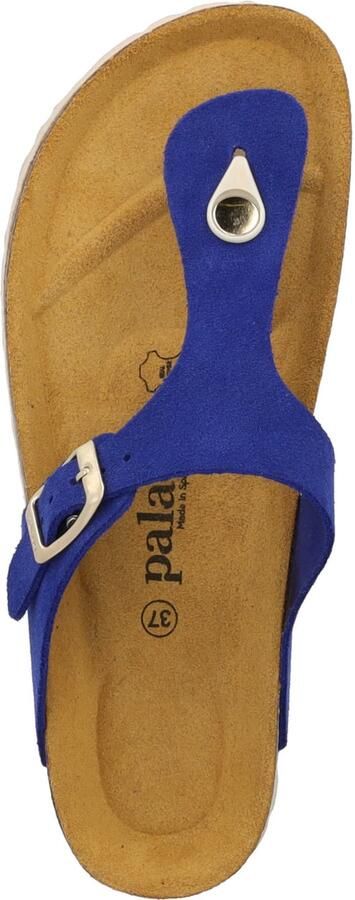 Palado Teenslipper ' Kos Suede Premium Leather' blauw - Foto 4