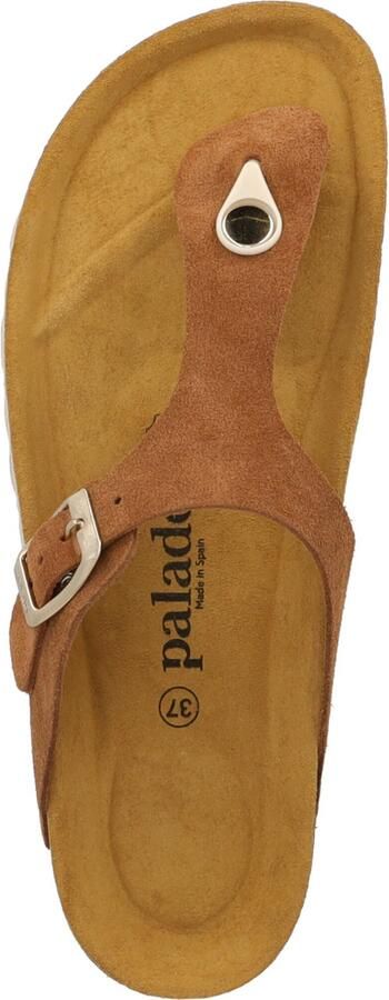 Palado Teenslipper ' Kos Suede Premium Leather' bruin - Foto 4