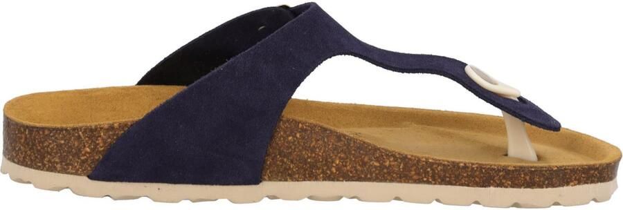 Palado Teenslipper ' Kos Suede Premium Leather' donkerblauw - Foto 6