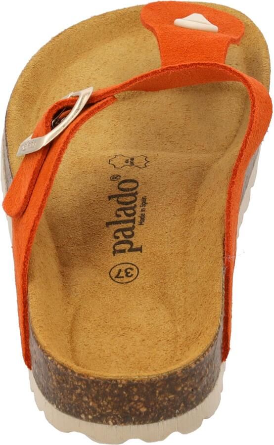 Palado Teenslipper ' Kos Suede Premium Leather' oranje - Foto 3