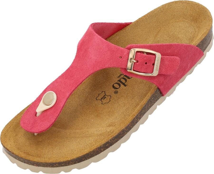 Palado Teenslipper ' Kos Suede Premium Leather' pink