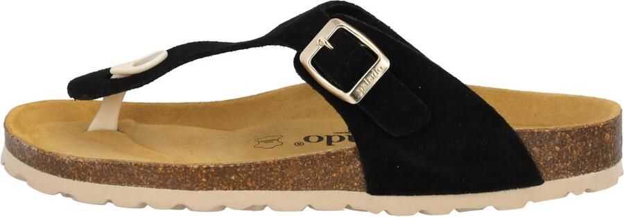 Palado Teenslipper ' Kos Suede Premium Leather' zwart - Foto 6