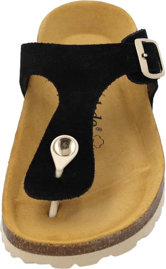 Palado Teenslipper ' Kos Suede Premium Leather' zwart - Foto 3