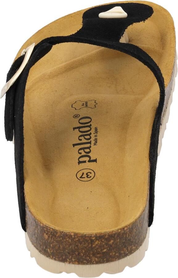 Palado Teenslipper ' Kos Suede Premium Leather' zwart - Foto 2