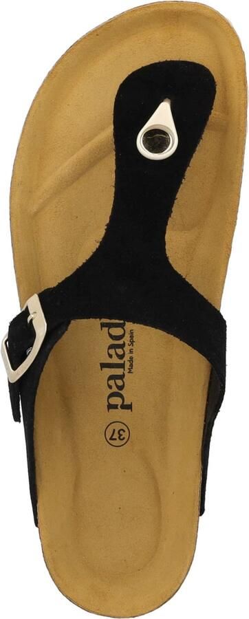 Palado Teenslipper ' Kos Suede Premium Leather' zwart - Foto 4